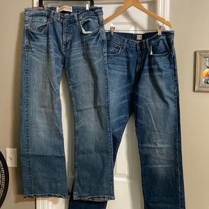 Men’s Parasuco and J Crew Jeans 36 x 34 pkg of 2
